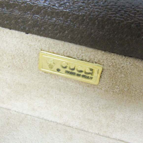 Gucci Interlocking G 016 20 0491 Men,Women Leather Attaché Case,Handbag Brown - Picture 16 of 16